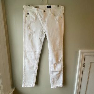 AG White Jeans